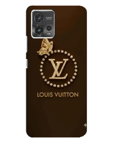Чехол для Motorola MOTO G72 с картинкой «LV — золотая печать» Чехол для Motorola MOTO G72 с картинкой «LV — золотая печать»