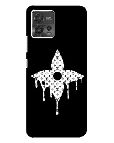 Чехол для Motorola MOTO G72 с картинкой «Цветочная монограмма» Чехол для Motorola MOTO G72 с картинкой «Цветочная монограмма»