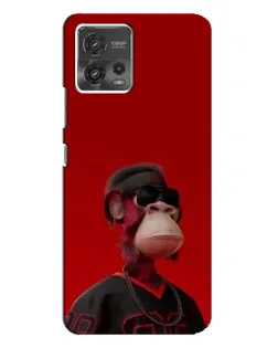 Чехол для Motorola MOTO G72 с картинкой «Bored Ape в красном» Чехол для Motorola MOTO G72 с картинкой «Bored Ape в красном»
