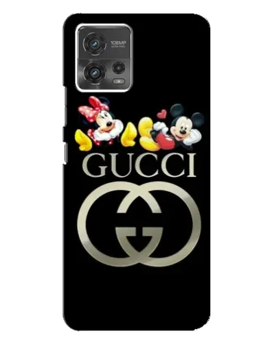 Чехол для Motorola MOTO G72 с картинкой «Gucci — герои Disney»
