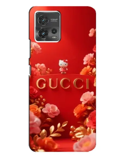 Чехол для Motorola MOTO G72 с картинкой «Gucci — золотой сад»