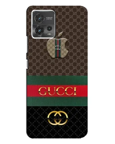 Чехол для Motorola MOTO G72 с картинкой «Gucci — брендированный десерт»