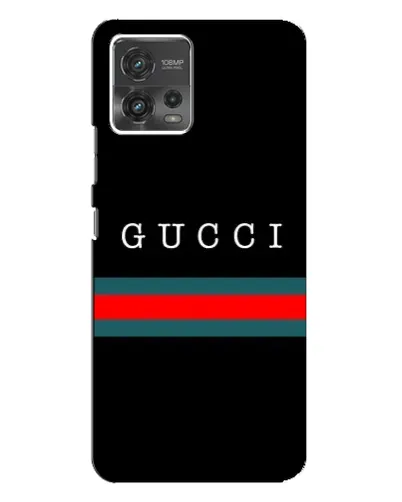 Чехол для Motorola MOTO G72 с картинкой «Gucci — красный пояс»