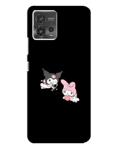 Чехол для Motorola MOTO G72 с картинкой «My Melody и Kuromi»