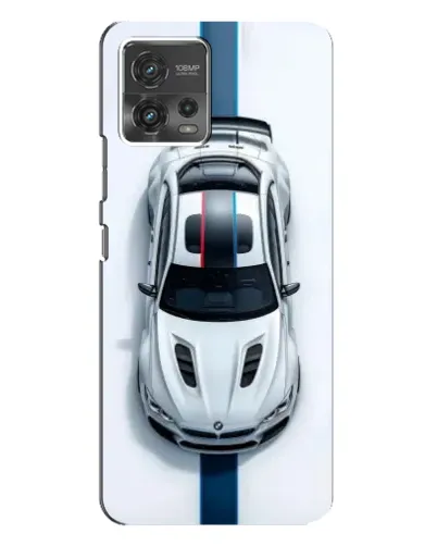 Чехол для Motorola MOTO G72 с картинкой «Вид сверху — BMW M»