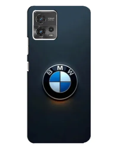 Чехол для Motorola MOTO G72 с картинкой «Логотип BMW — минимализм»