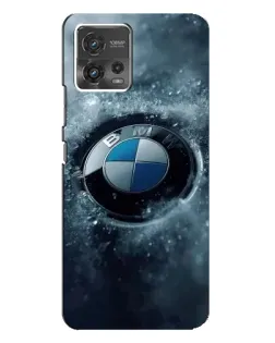Чехол для Motorola MOTO G72 с картинкой «Логотип BMW — лед» Чехол для Motorola MOTO G72 с картинкой «Логотип BMW — лед»