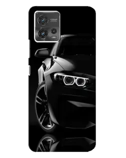Чехол для Motorola MOTO G72 с картинкой «Черная BMW — профиль» Чехол для Motorola MOTO G72 с картинкой «Черная BMW — профиль»