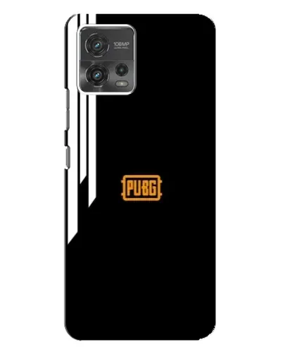 Чехол для Motorola MOTO G72 с картинкой «PUBG — вертикальные линии»