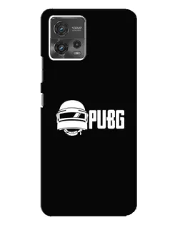 Чехол для Motorola MOTO G72 с картинкой «PUBG — классический лого»