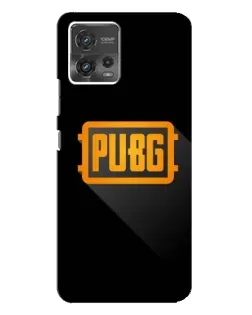 Чехол для Motorola MOTO G72 с картинкой «PUBG — рамка лого»