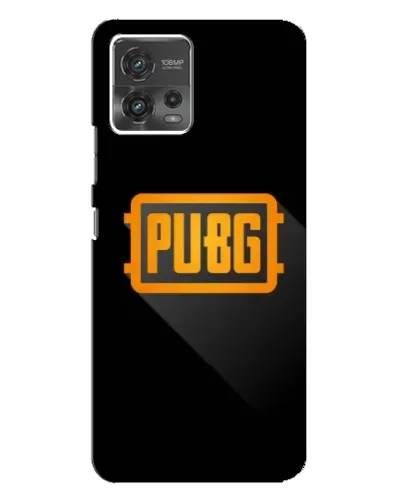 Чехол для Motorola MOTO G72 с картинкой «PUBG — рамка лого»