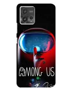 Чохол для Motorola MOTO G72 з картинкою «Червоний імпостер — макро» Чохол для Motorola MOTO G72 з картинкою «Червоний імпостер — макро»
