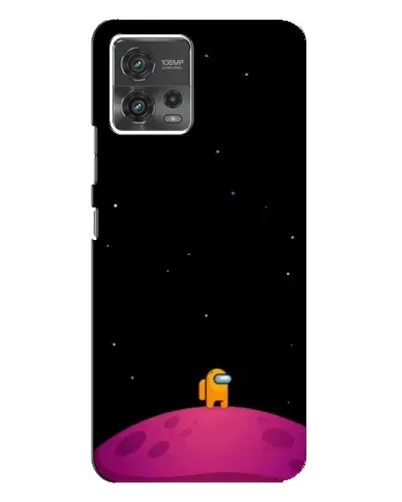 Чехол для Motorola MOTO G72 с картинкой «Одинокий герой на планете» Чехол для Motorola MOTO G72 с картинкой «Одинокий герой на планете»