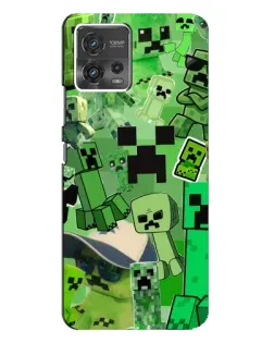 Чохол для Motorola MOTO G72 з картинкою «Кріпери Minecraft» Чохол для Motorola MOTO G72 з картинкою «Кріпери Minecraft»