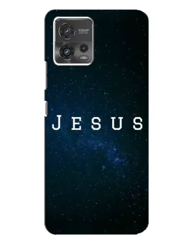 Чехол для Motorola MOTO G72 с картинкой «Звездное небо Jesus» Чехол для Motorola MOTO G72 с картинкой «Звездное небо Jesus»