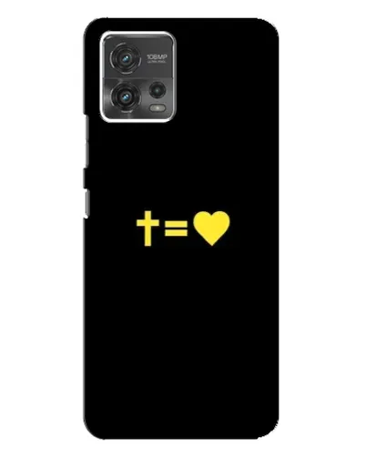 Чехол для Motorola MOTO G72 с картинкой «Сердце и Крест» Чехол для Motorola MOTO G72 с картинкой «Сердце и Крест»