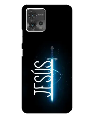 Чехол для Motorola MOTO G72 с картинкой «Меч Духа Jesus» Чехол для Motorola MOTO G72 с картинкой «Меч Духа Jesus»