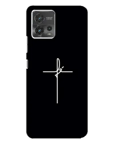 Чехол для Motorola MOTO G72 с картинкой «Тонкий крест» Чехол для Motorola MOTO G72 с картинкой «Тонкий крест»