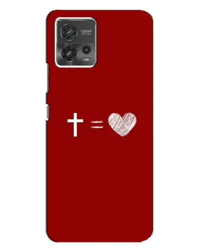 Чехол для Motorola MOTO G72 с картинкой «Уравнение любви» Чехол для Motorola MOTO G72 с картинкой «Уравнение любви»
