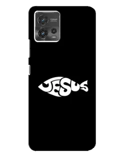 Чехол для Motorola MOTO G72 с картинкой «Рыба Jesus»