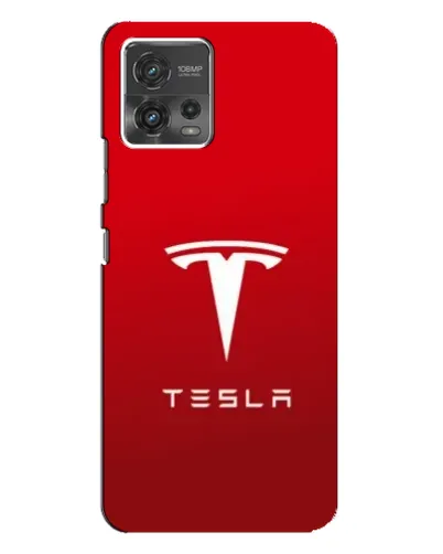 Чехол для Motorola MOTO G72 с картинкой «Tesla Red Classic»