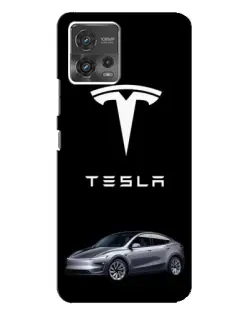 Чехол для Motorola MOTO G72 с картинкой «Tesla Model Y»