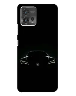 Чехол для Motorola MOTO G72 с картинкой «Mercedes — силуэт авто» Чехол для Motorola MOTO G72 с картинкой «Mercedes — силуэт авто»