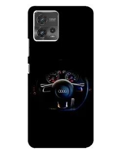 Чохол для Motorola MOTO G72 з картинкою «Салон Audi — кермо» Чохол для Motorola MOTO G72 з картинкою «Салон Audi — кермо»