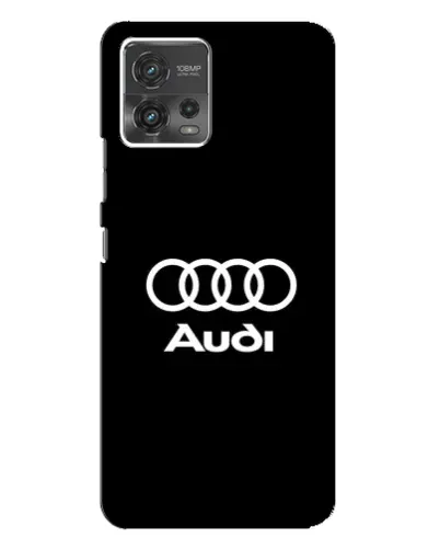 Чехол для Motorola MOTO G72 с картинкой «Классическое лого Audi»