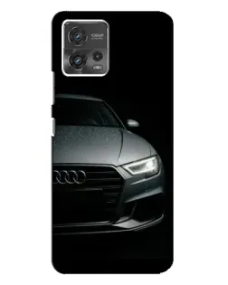 Чехол для Motorola MOTO G72 с картинкой «Audi — детализация кузова» Чехол для Motorola MOTO G72 с картинкой «Audi — детализация кузова»