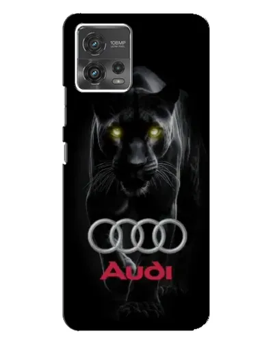 Чехол для Motorola MOTO G72 с картинкой «Пантера и Audi»