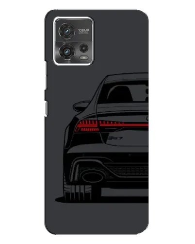 Чехол для Motorola MOTO G72 с картинкой «Задняя часть Audi — арт»