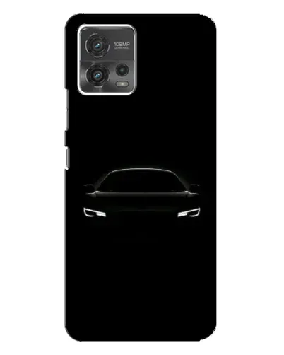 Чехол для Motorola MOTO G72 с картинкой «Взгляд Audi в темноте»