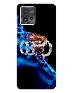 Чехол для Motorola MOTO G72 с картинкой «Энергия лого Audi»