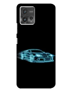Чехол для Motorola MOTO G72 с картинкой «Неоновый контур Lamborghini» Чехол для Motorola MOTO G72 с картинкой «Неоновый контур Lamborghini»