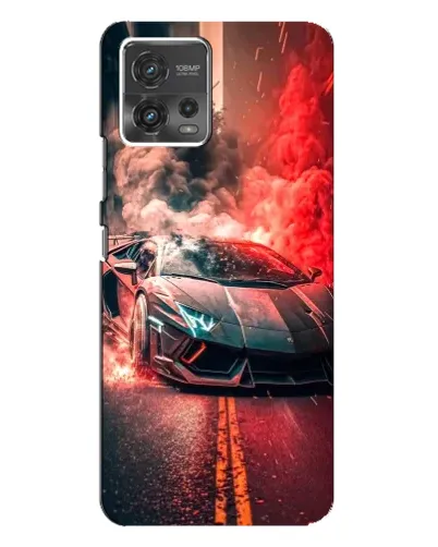 Чехол для Motorola MOTO G72 с картинкой «Lamborghini красный дым» Чехол для Motorola MOTO G72 с картинкой «Lamborghini красный дым»