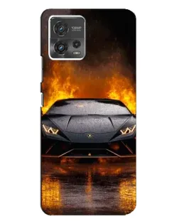 Чехол для Motorola MOTO G72 с картинкой «Lamborghini в огне» Чехол для Motorola MOTO G72 с картинкой «Lamborghini в огне»