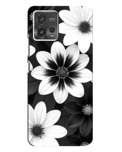 Чохол для Motorola MOTO G72 з картинкою «Монохромні айстри» Чохол для Motorola MOTO G72 з картинкою «Монохромні айстри»