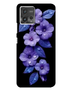 Чохол для Motorola MOTO G72 з картинкою «Фіолетові квіти з росою» Чохол для Motorola MOTO G72 з картинкою «Фіолетові квіти з росою»