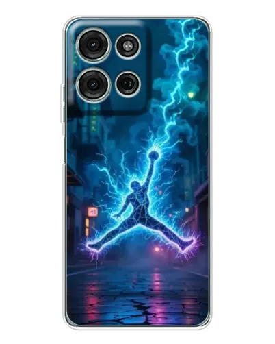 Чехол для Motorola Moto G75 с картинкой «Jordan Gold Jumpman» Чехол для Motorola Moto G75 с картинкой «Jordan Gold Jumpman»
