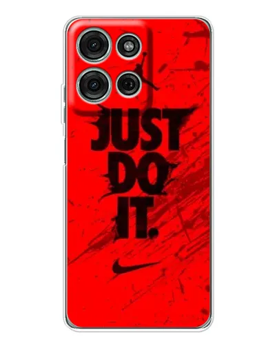 Чехол для Motorola Moto G75 с картинкой «Nike Just Do It» Чехол для Motorola Moto G75 с картинкой «Nike Just Do It»