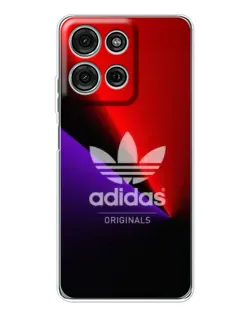 Чехол для Motorola Moto G75 с картинкой «Adidas Red Neon»