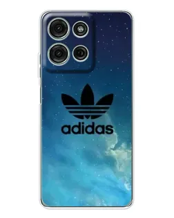 Чехол для Motorola Moto G75 с картинкой «Adidas Stone Logo»
