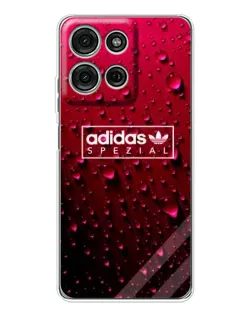 Чехол для Motorola Moto G75 с картинкой «Adidas Gold Marble»