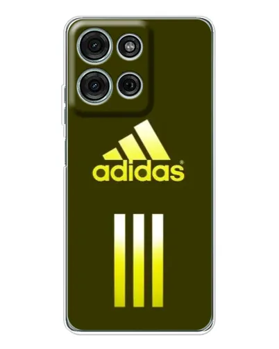 Чехол для Motorola Moto G75 с картинкой «Оливковый градиент Adidas»
