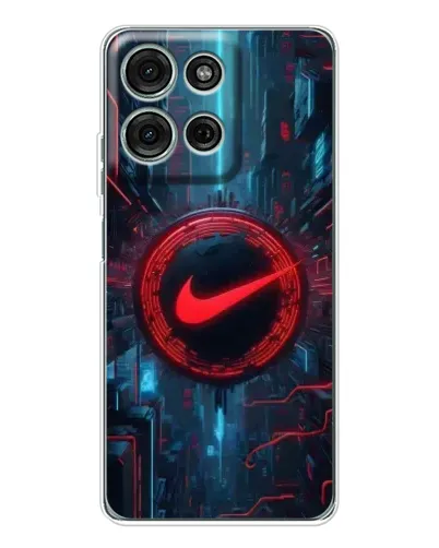 Чехол для Motorola Moto G75 с картинкой «Техногенный стиль Nike» Чехол для Motorola Moto G75 с картинкой «Техногенный стиль Nike»