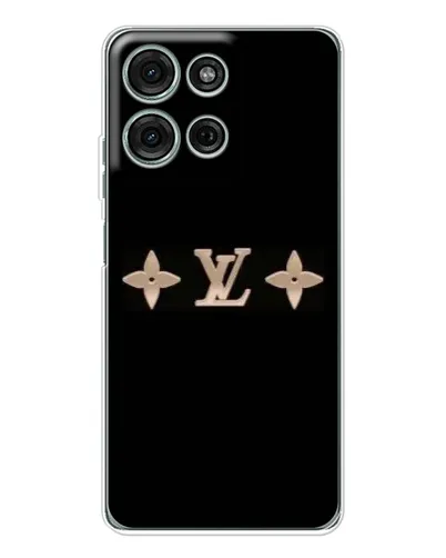 Чехол для Motorola Moto G75 с картинкой «Louis Vuitton — минимализм»