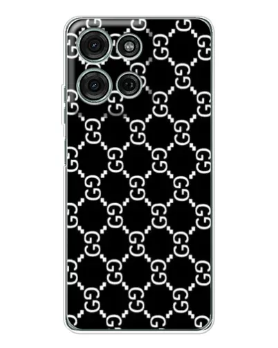 Чехол для Motorola Moto G75 с картинкой «Gucci — сетчатый паттерн» Чехол для Motorola Moto G75 с картинкой «Gucci — сетчатый паттерн»