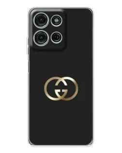 Чехол для Motorola Moto G75 с картинкой «Минимализм Gucci»